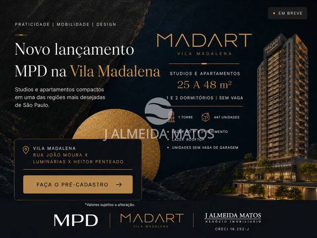 #6780 - Apartamento para Venda em São Paulo - SP - 1